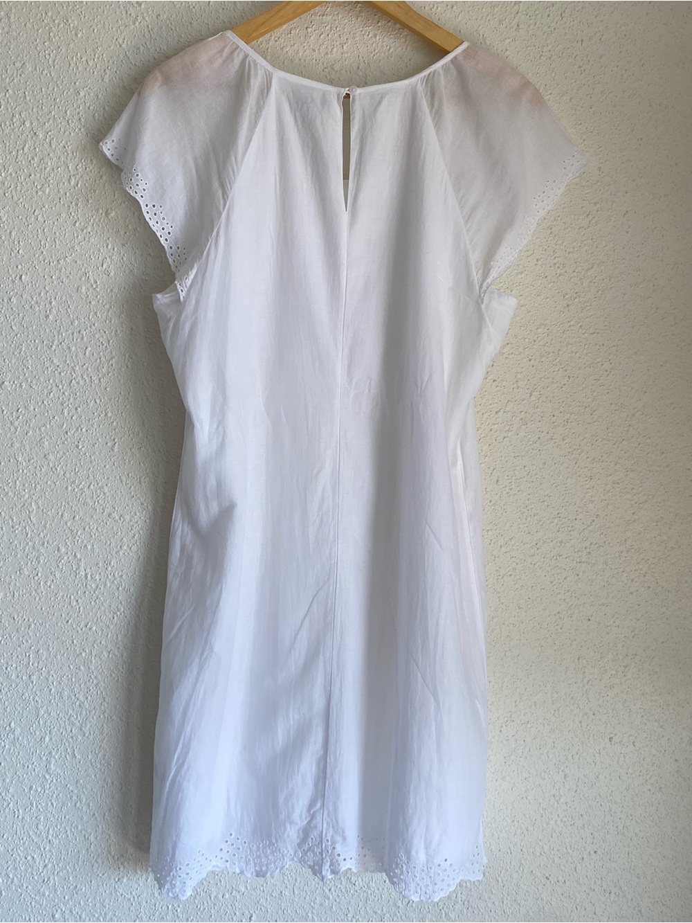 Old Navy 100% Cotton White Eyelet Embroidered Intimate Wear L - Picture 8 of 10